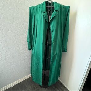Torrid green chiffon duster